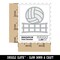 Volleyball and Net Waterproof Vinyl Phone Tablet Laptop Water Bottle Sticker Set - 5 Pack